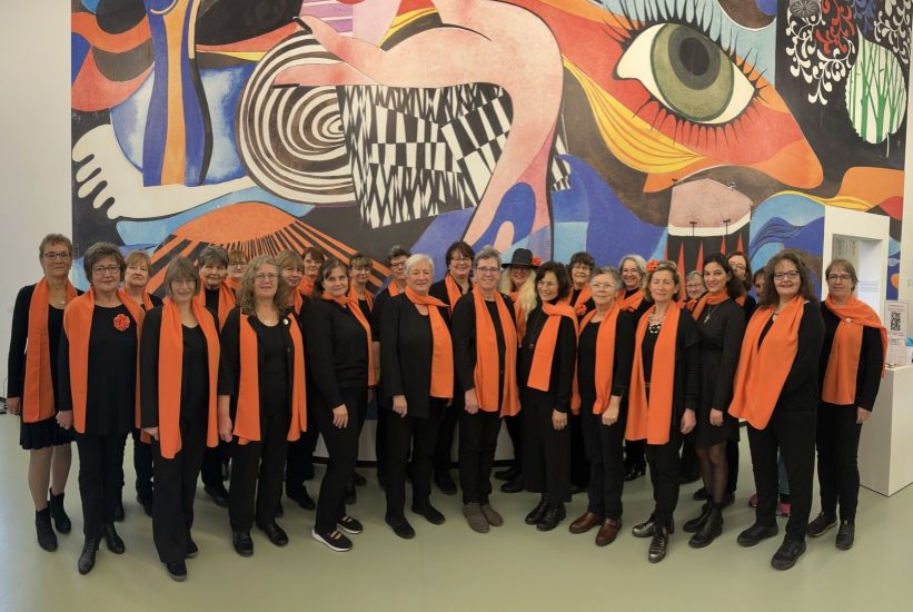 Die Sängerinnen trafen sich zu einem Chorworkshop in der Stiftung Judenbach